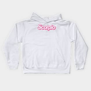 retro barbie scorpio Kids Hoodie